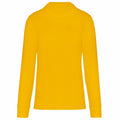 Gelb - Back - Kariban - Sweatshirt Rundhalsausschnitt für Herren-Damen Unisex