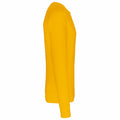 Gelb - Side - Kariban - Sweatshirt Rundhalsausschnitt für Herren-Damen Unisex