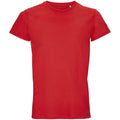 Leuchtend Rot - Front - SOLS - "Crusader" T-Shirt recyceltes Material für Herren-Damen Unisex