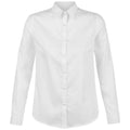 Aufgehelltes Weiß - Front - NEOBLU - "Blaise" Formelles Hemd für Damen  Langärmlig