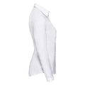 Weiß - Side - Russell Collection - Formelles Hemd für Damen  Langärmlig