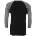 Schwarz-Heidekraut - Back - Canvas - T-Shirt für Herren-Damen Unisex - Baseball 3-4 Ärmel