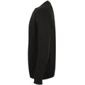 Schwarz - Side - Skinni Fit - Sweatshirt für Herren-Damen Unisex