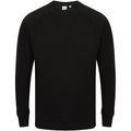 Schwarz - Front - Skinni Fit - Sweatshirt für Herren-Damen Unisex
