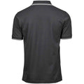 Dunkelgrau-Weiß - Back - Tee Jays - Poloshirt für Herren
