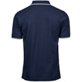 Marineblau-Weiß - Back - Tee Jays - Poloshirt für Herren