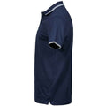 Marineblau-Weiß - Side - Tee Jays - Poloshirt für Herren