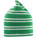 Irisches Grün-Weiß - Front - Result - Mütze wendbar für Herren-Damen Unisex