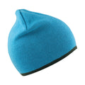 Aquablau-Grau - Front - Result - Mütze wendbar für Herren-Damen Unisex