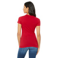 Rot - Back - Bella + Canvas - "The Favourite" T-Shirt für Damen