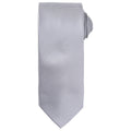 Silber - Front - Premier - Krawatte für Herren-Damen Unisex