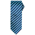 Türkis-Marineblau - Front - Premier - Krawatte für Herren-Damen Unisex