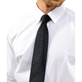 Schwarz-Dunkelgrau - Side - Premier - Krawatte für Herren-Damen Unisex