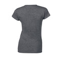 Grau meliert - Back - Gildan - "Softstyle" T-Shirt für Damen