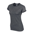 Grau meliert - Side - Gildan - "Softstyle" T-Shirt für Damen