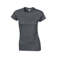 Grau meliert - Front - Gildan - "Softstyle" T-Shirt für Damen