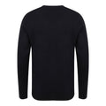 Schwarz - Back - Henbury - Sweatshirt V-Ausschnitt für Herren