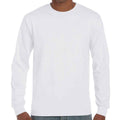 Weiß - Side - Gildan - "Ultra" T-Shirt für Herren  Langärmlig