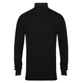 Schwarz - Back - Henbury - Sweatshirt Rollkragen für Herren