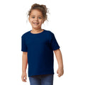 Marineblau - Side - Gildan - T-Shirt Schwere Qualität für Kinder