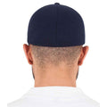 Marineblau - Back - Flexfit - Kappe für Herren-Damen Unisex