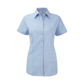 Hellblau - Front - Russell Collection - Formelles Hemd für Damen