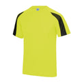 Leuchtend Gelb-Pechschwarz - Side - AWDis Cool - T-Shirt Feuchtigkeitsabweisend für Herren