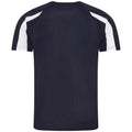 Dunkelblau-Arktisch Weiß - Back - AWDis Cool - T-Shirt Feuchtigkeitsabweisend für Herren
