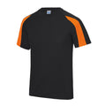 Pechschwarz-Orange - Side - AWDis Cool - T-Shirt Feuchtigkeitsabweisend für Herren