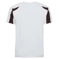 Arktisch Weiß-Pechschwarz - Back - AWDis Cool - T-Shirt Feuchtigkeitsabweisend für Herren