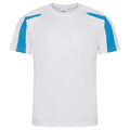Arktisch Weiß-Saphir-Blau - Front - AWDis Cool - T-Shirt Feuchtigkeitsabweisend für Herren