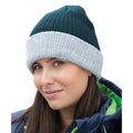 Marineblau-Grau - Side - Result Winter Essentials - Mütze für Herren-Damen Unisex