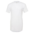 Weiß - Front - Canvas - "Urban" T-Shirt Lang für Herren