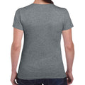 Graphit meliert - Back - Gildan - T-Shirt Schwere Qualität für Damen