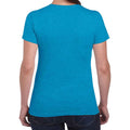 Saphir-Blau meliert - Back - Gildan - T-Shirt Schwere Qualität für Damen