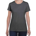 Grau meliert - Front - Gildan - T-Shirt Schwere Qualität für Damen