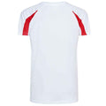 Arktisch Weiß-Feuerrot - Back - AWDis Cool - T-Shirt Feuchtigkeitsabweisend für Kinder