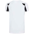 Arktisch Weiß-Pechschwarz - Back - AWDis Cool - T-Shirt Feuchtigkeitsabweisend für Kinder