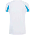 Arktisch Weiß-Saphir-Blau - Back - AWDis Cool - T-Shirt Feuchtigkeitsabweisend für Kinder