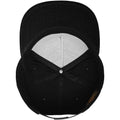 Schwarz - Side - Flexfit - "Yupoong" Baseball-Mütze Snapback für Herren-Damen Unisex
