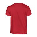 Rot - Back - Gildan - T-Shirt Schwere Qualität für Kinder
