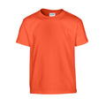 Orange - Front - Gildan - T-Shirt Schwere Qualität für Kinder