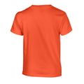 Orange - Back - Gildan - T-Shirt Schwere Qualität für Kinder