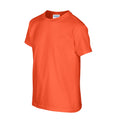 Orange - Side - Gildan - T-Shirt Schwere Qualität für Kinder