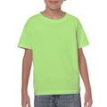 Minzgrün - Front - Gildan - T-Shirt Schwere Qualität für Kinder