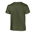 Militärgrün - Back - Gildan - T-Shirt Schwere Qualität für Kinder