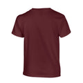 Weinrot - Back - Gildan - T-Shirt Schwere Qualität für Kinder