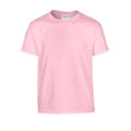 Hellrosa - Front - Gildan - T-Shirt Schwere Qualität für Kinder