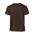 Dunkle Schokolade - Back - Gildan - T-Shirt Schwere Qualität für Kinder