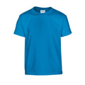 Saphir-Blau - Front - Gildan - T-Shirt Schwere Qualität für Kinder